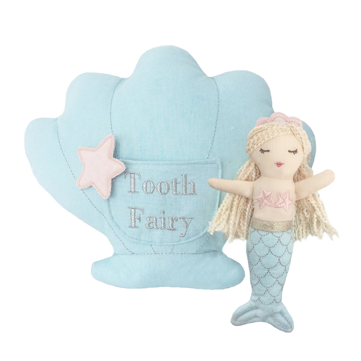 Mimi Mermaid Tooth Fairy Pillow – The Modern Munchkin Co.